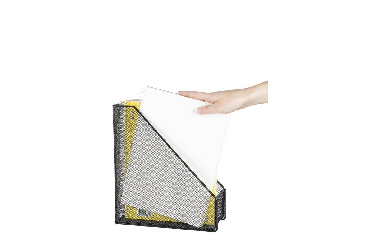 Esselte Mesh Magazine File Black - view 2