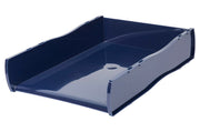 Esselte Nouveau Document Tray Blue Directors