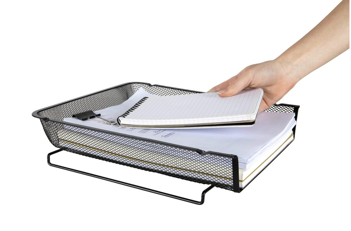 Esselte Mesh Document Tray A4 Portrait Black - view 3