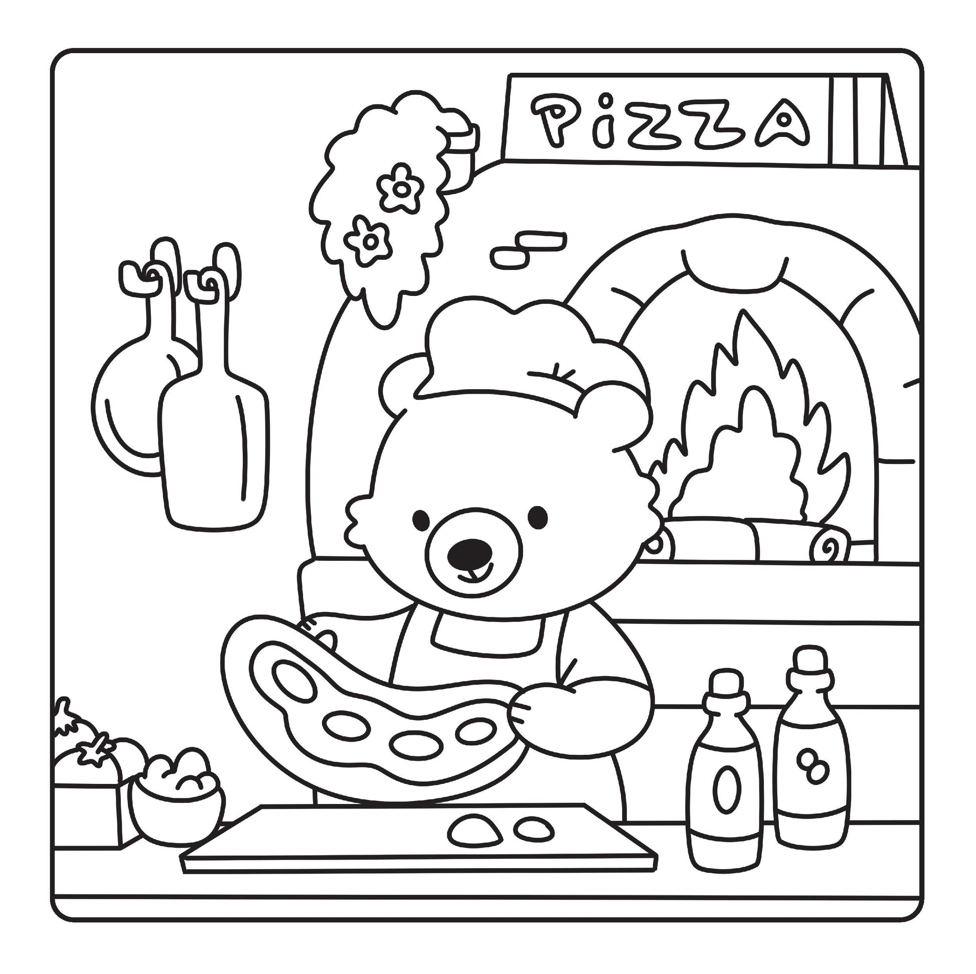 Happy Days - Happy Cuties Cosy Colouring Kit — inside page 3