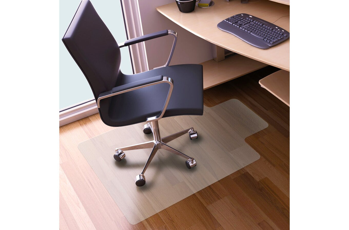 Marbig Chair Mat Hard Floor Economat 115 x 134cm Keyhole - view 3
