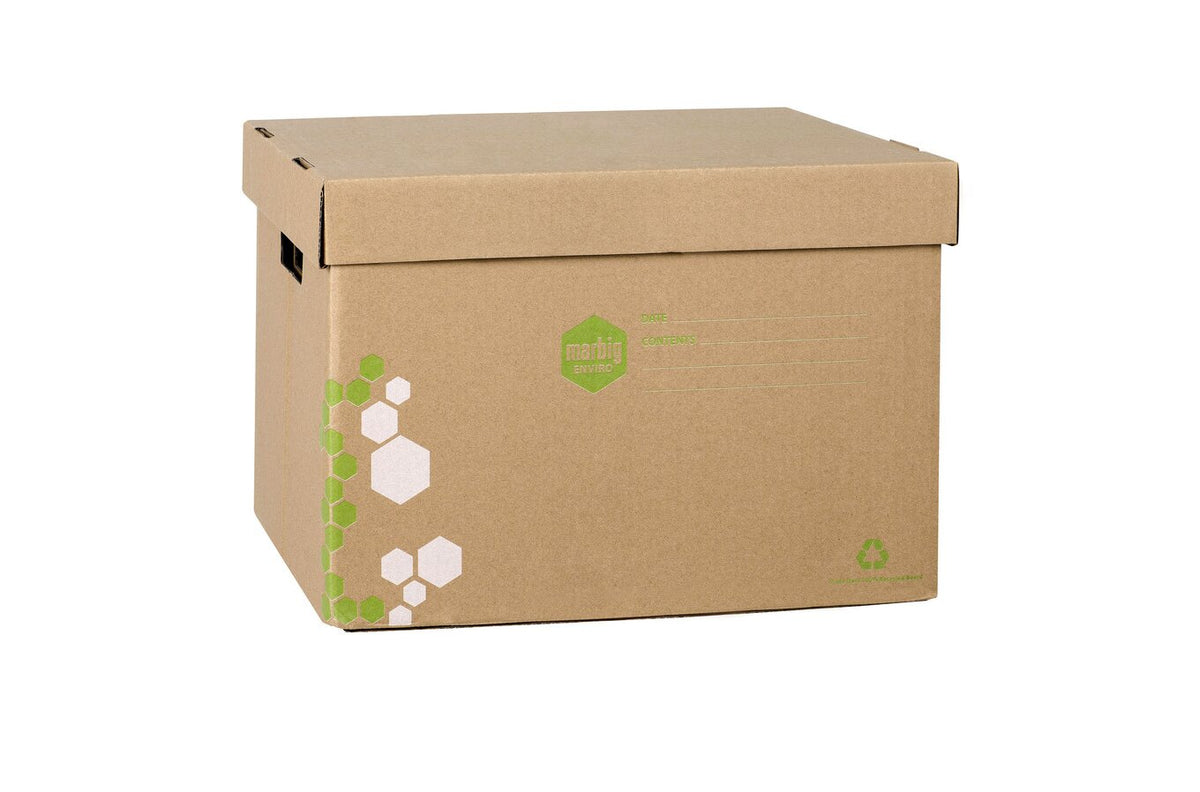Marbig Sto-aways Archive Box Kraft (10 Packs / 20 Total)
