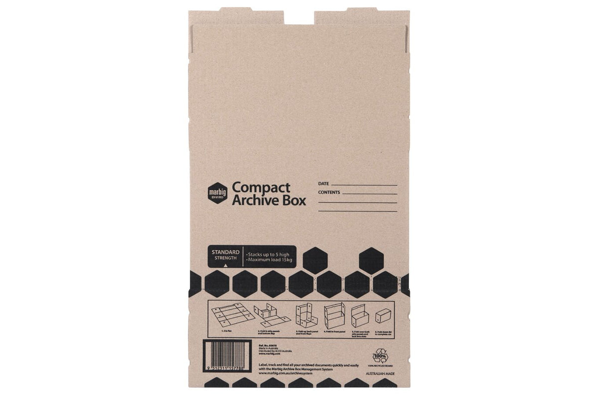 Marbig Enviro Archive Box Compact (Pack of 5) - view 2