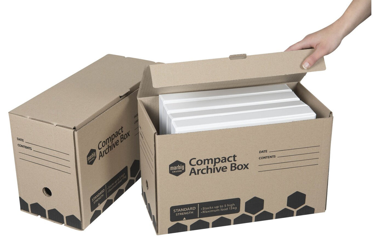 Marbig Enviro Archive Box Compact (Pack of 5) - view 3