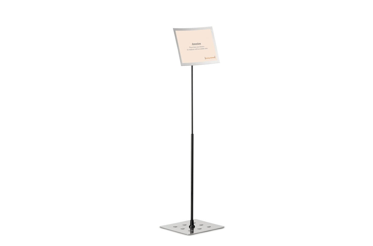 Durable Duraview Floor Stand A4 Silver - view 2