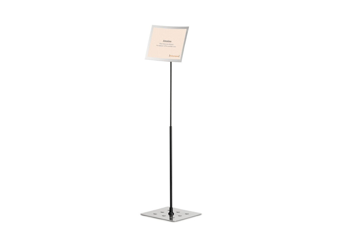 Durable Duraview Floor Stand A4 Silver - view 4