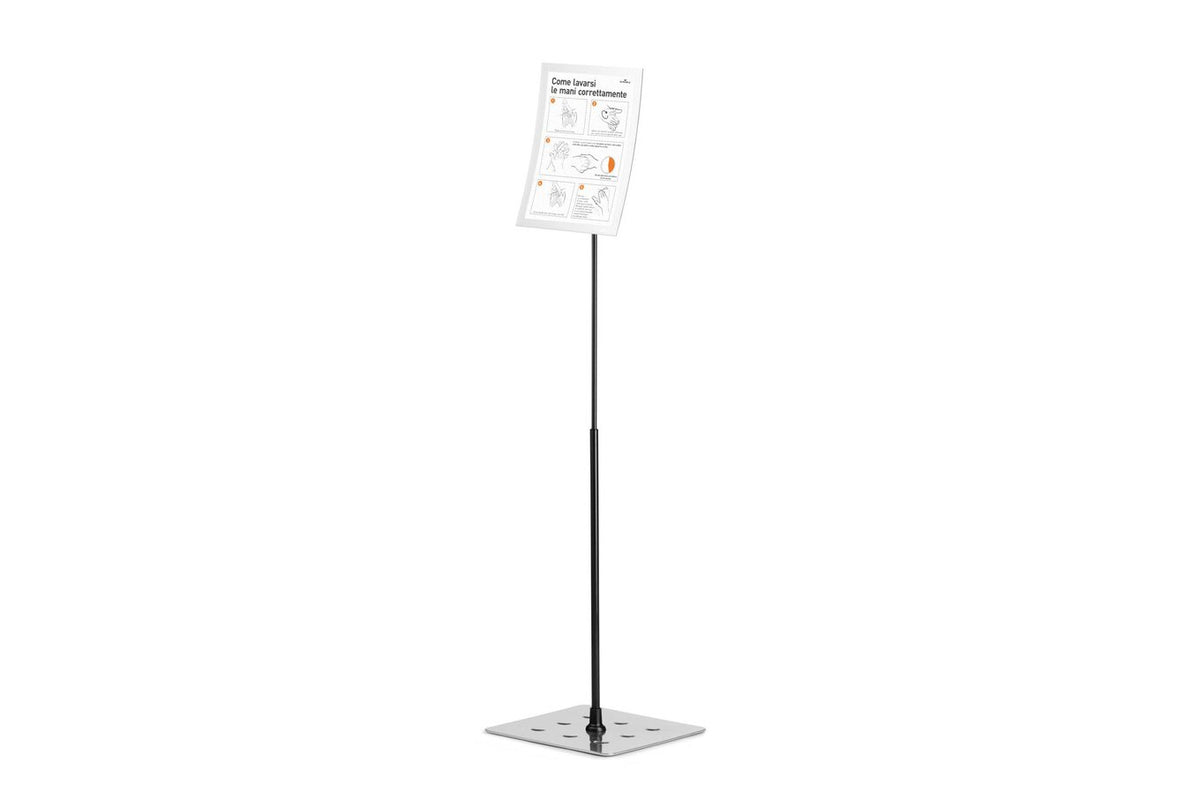 Durable Duraview Floor Stand A4 Silver - view 3