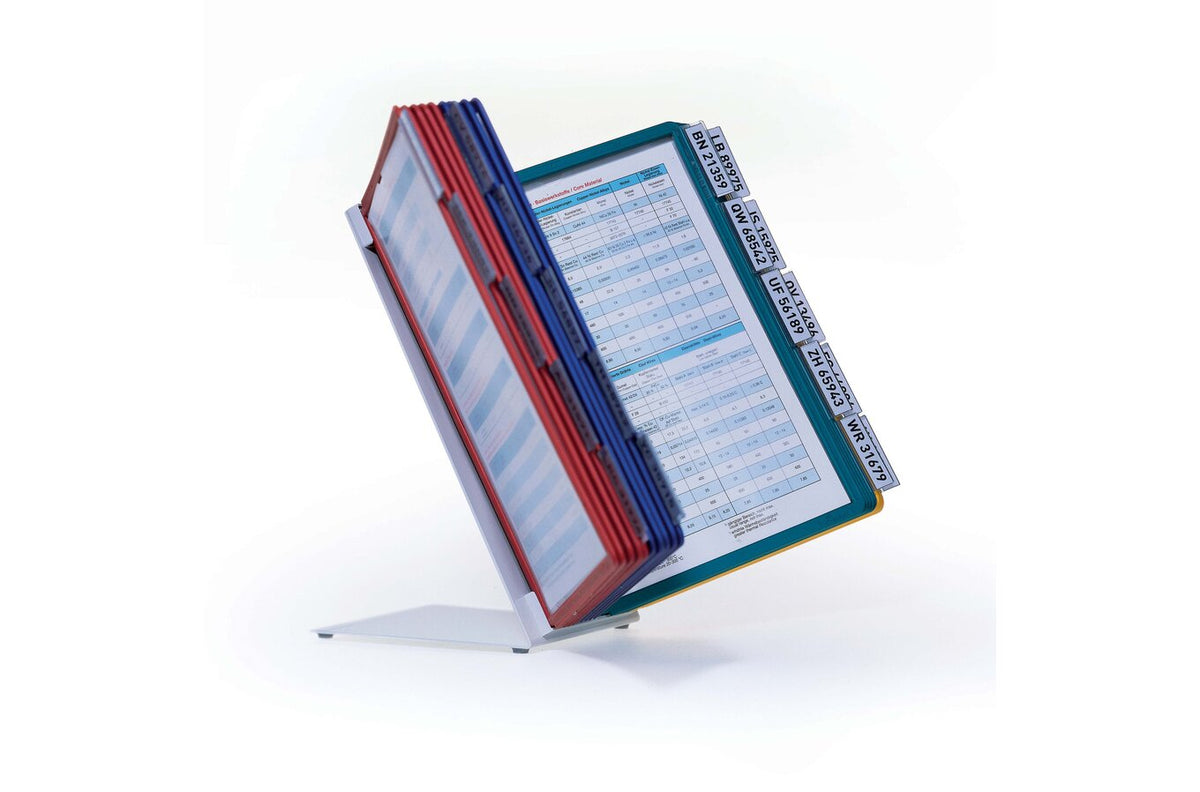 Durable Vario Table 20 A4 Display System 20 Assorted Panels