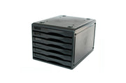 Metro Desktop Filing Drawers B4 6 Drawer Black