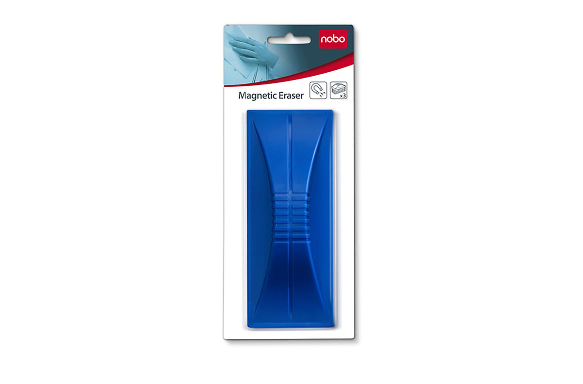 Nobo Eraser Whiteboard Magnetic Blue (Pack of 10)