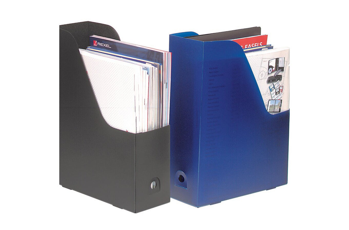 Marbig Magazine Holder PP Black (5 Packs / 10 Total) - view 2