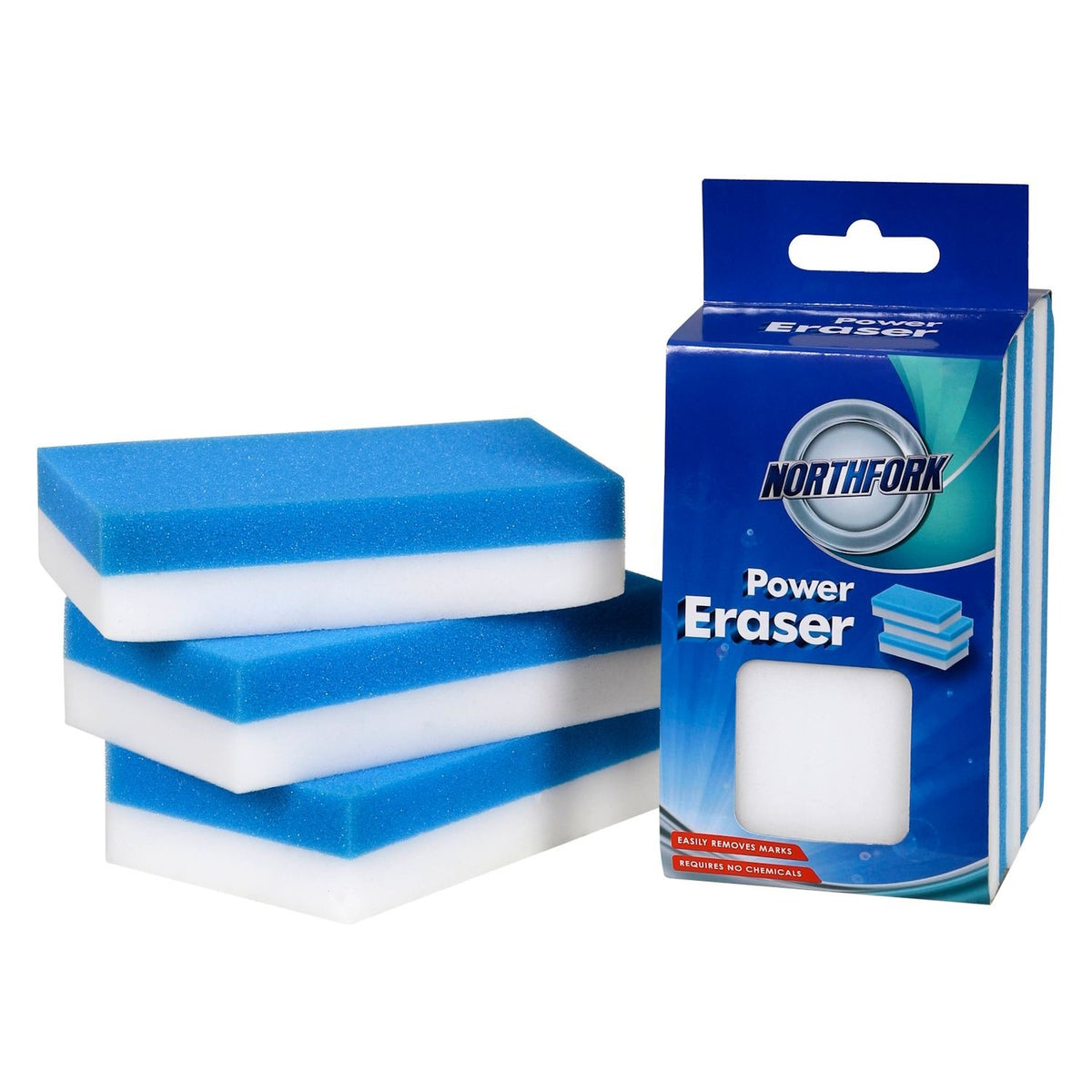 Northfork Magic Power Eraser Wave Cut - White (Pack of 3)