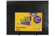 Marbig Document Box A4 Black (Pack of 10)