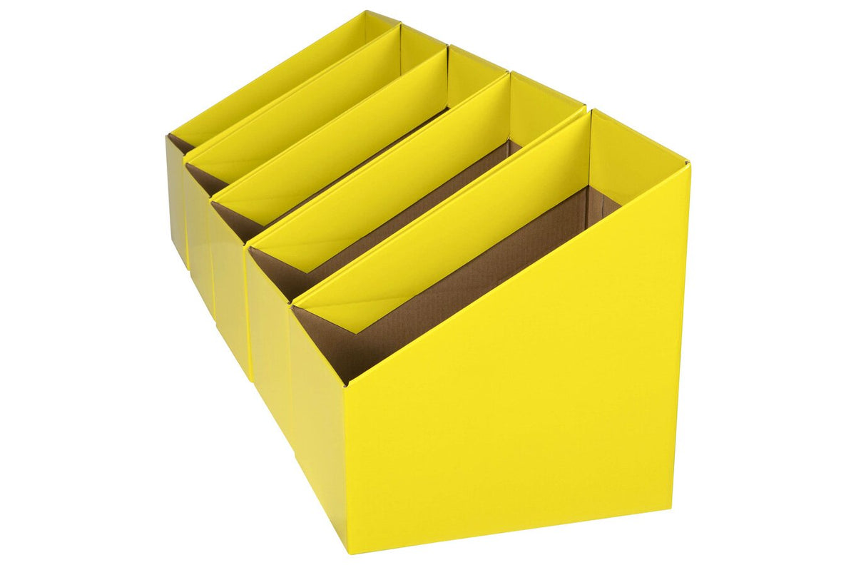 Marbig Book Box Large Yel (Pack of 5) - view 3