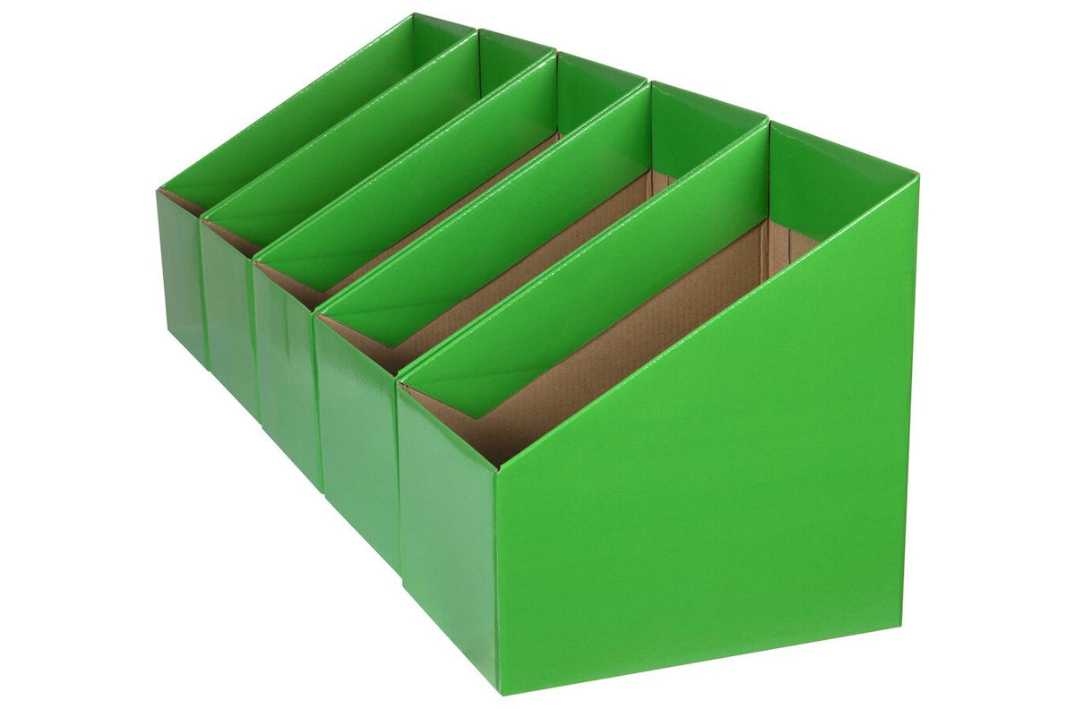 Marbig Book Box Large Green (Pack of 5) - view 3