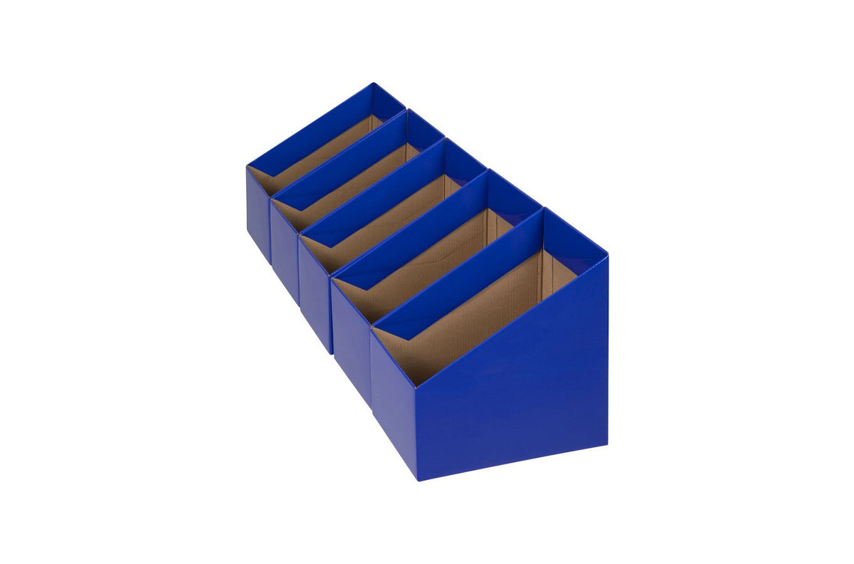 Marbig Book Box Large Blue (Pack of 5) - view 2