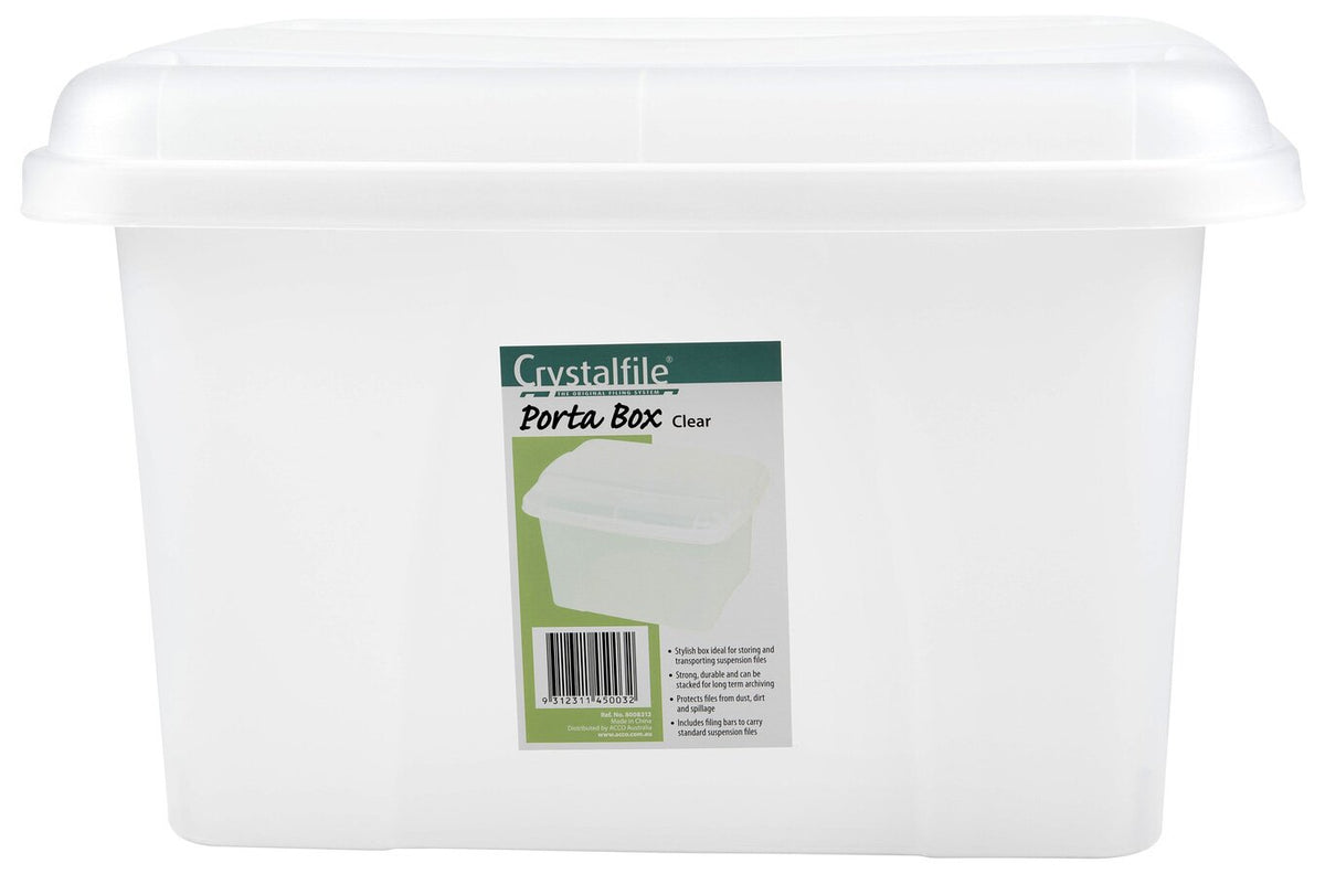 Crystalfile Porta Box 32L Clear (Pack of 6) - view 2