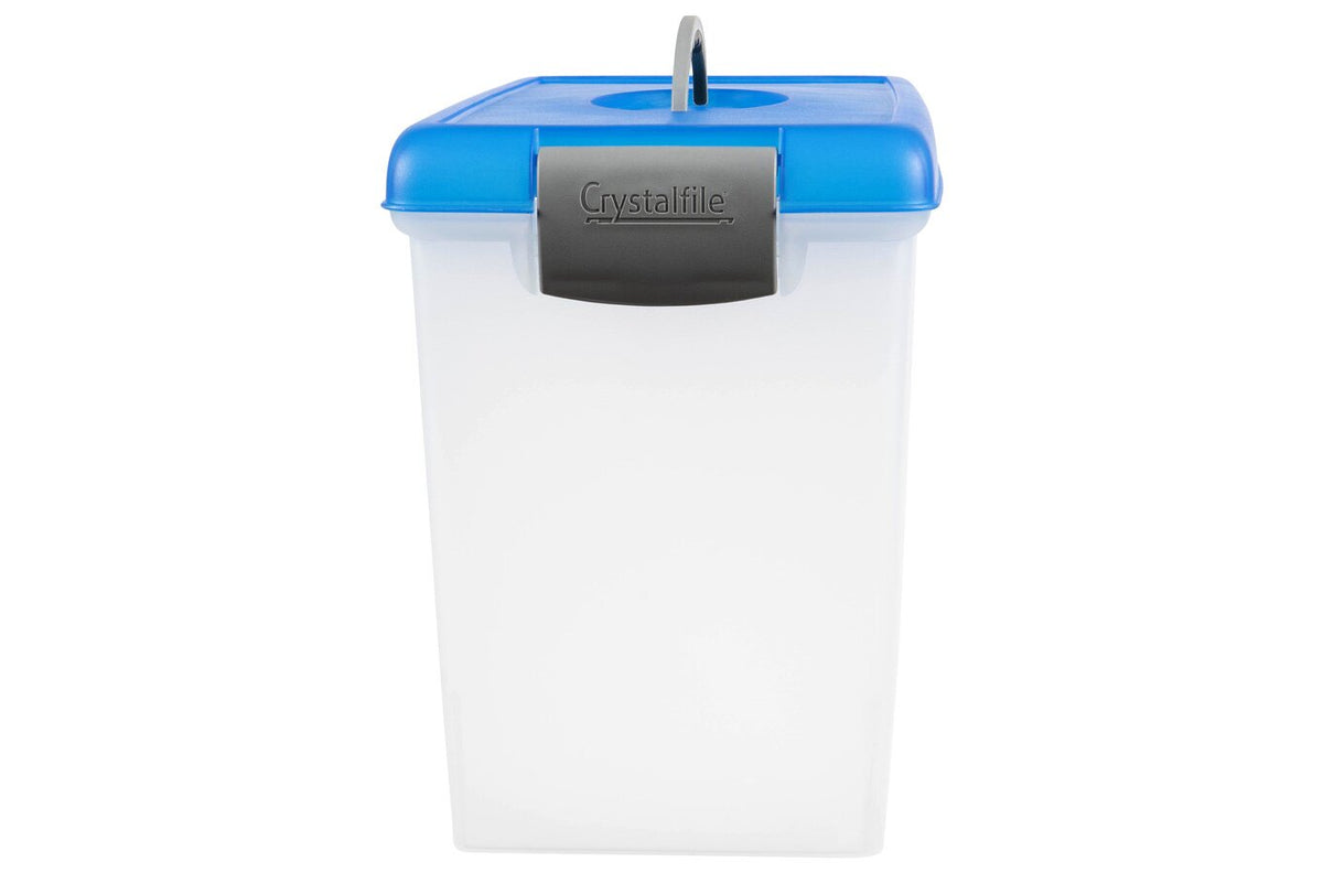 Crystalfile Carry Case 18L Blue Lid/Clear Base (Pack of 6) - view 3