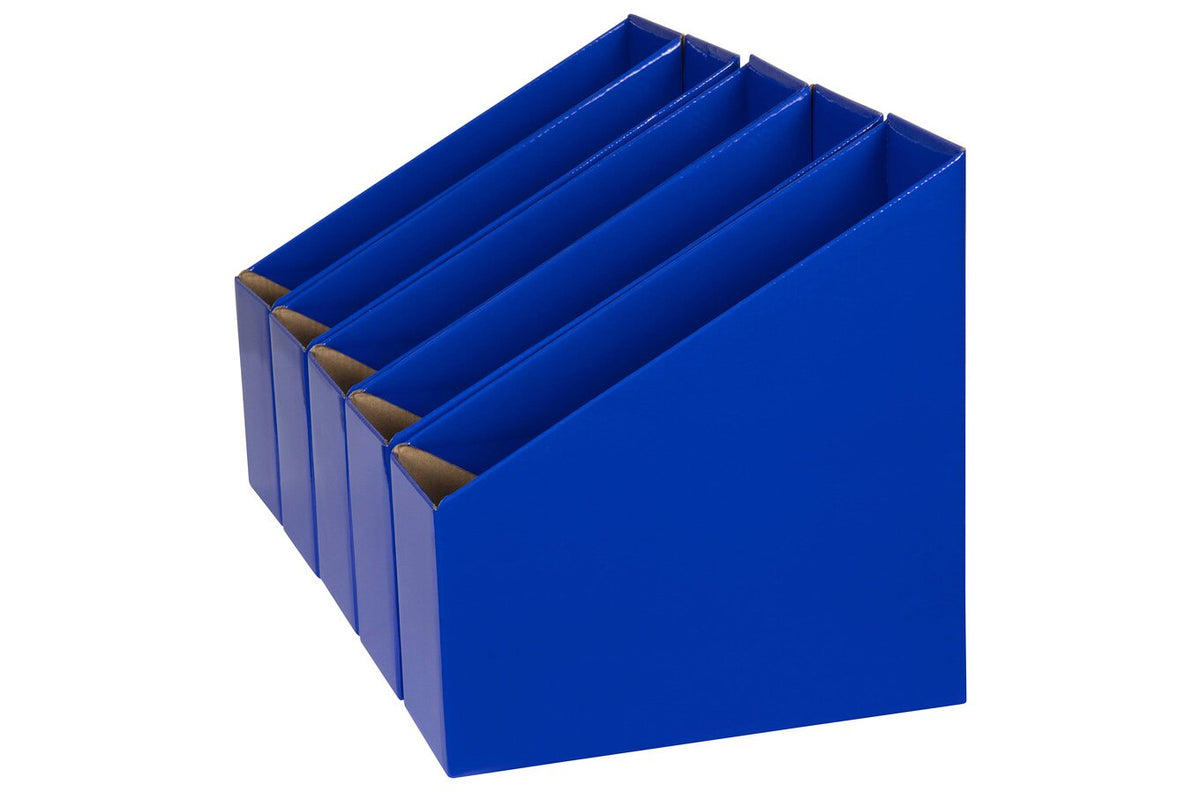 Marbig Book Box Small Blue (Pack of 5) - view 3