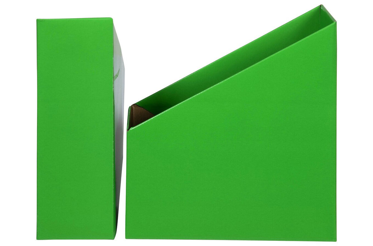 Marbig Book Box Small Green (Pack of 5)