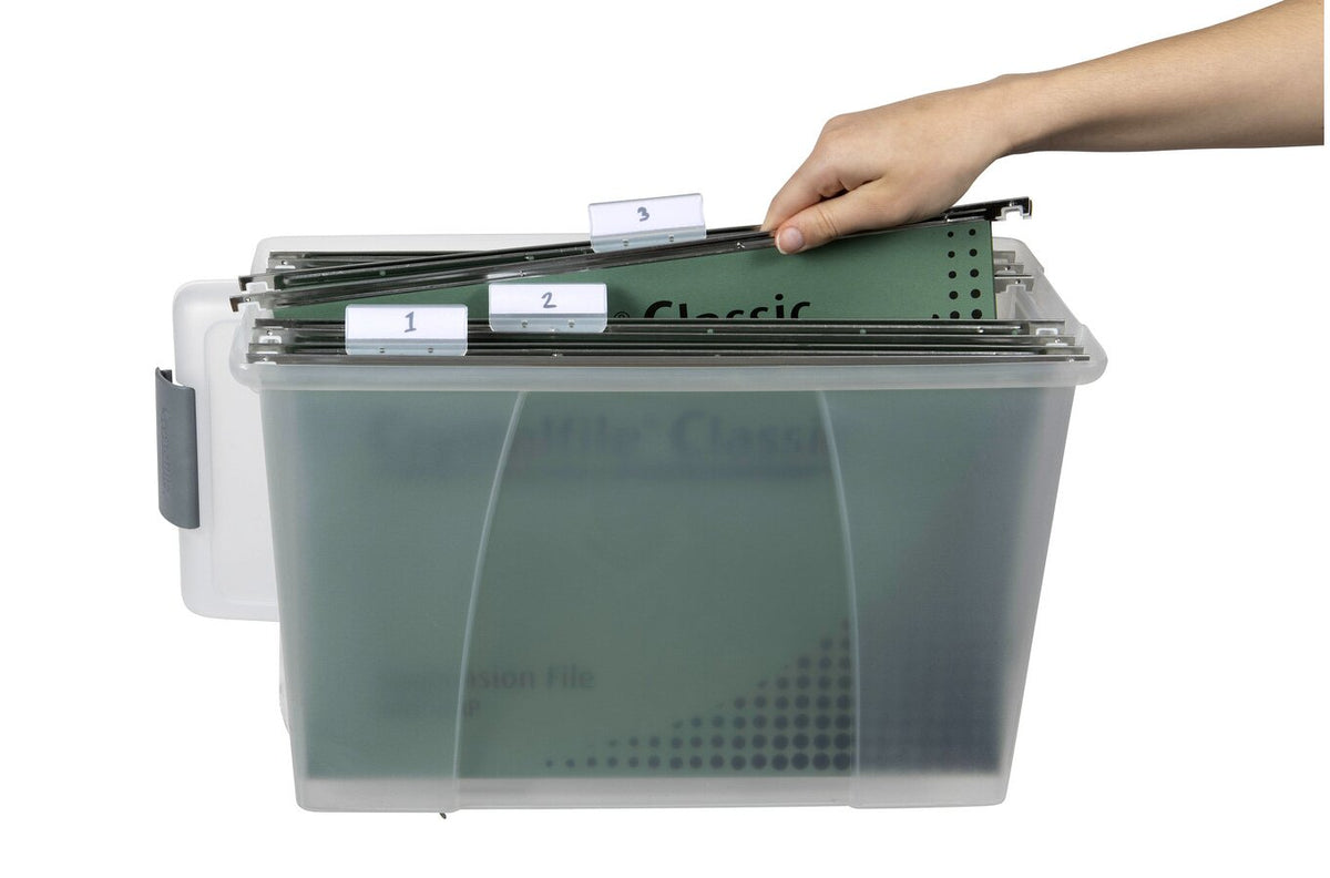 Crystalfile Carry Case Clear Lid/Clear Base (Pack of 6) - view 4
