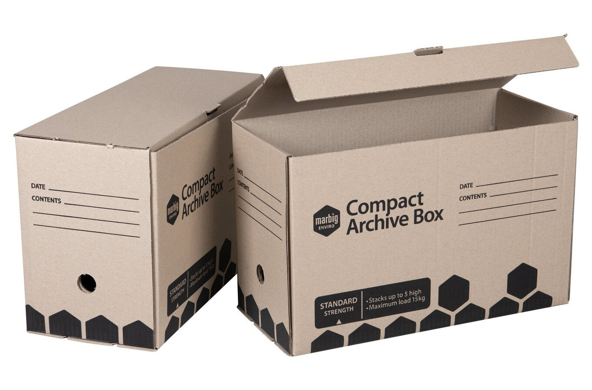 Marbig Archive Box Compact (3 Packs / 6 Total) - view 2