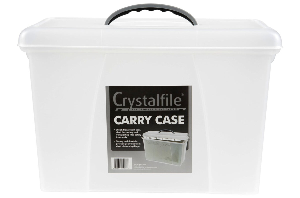 Crystalfile Carry Case Clear Lid/Clear Base (Pack of 6) - view 2