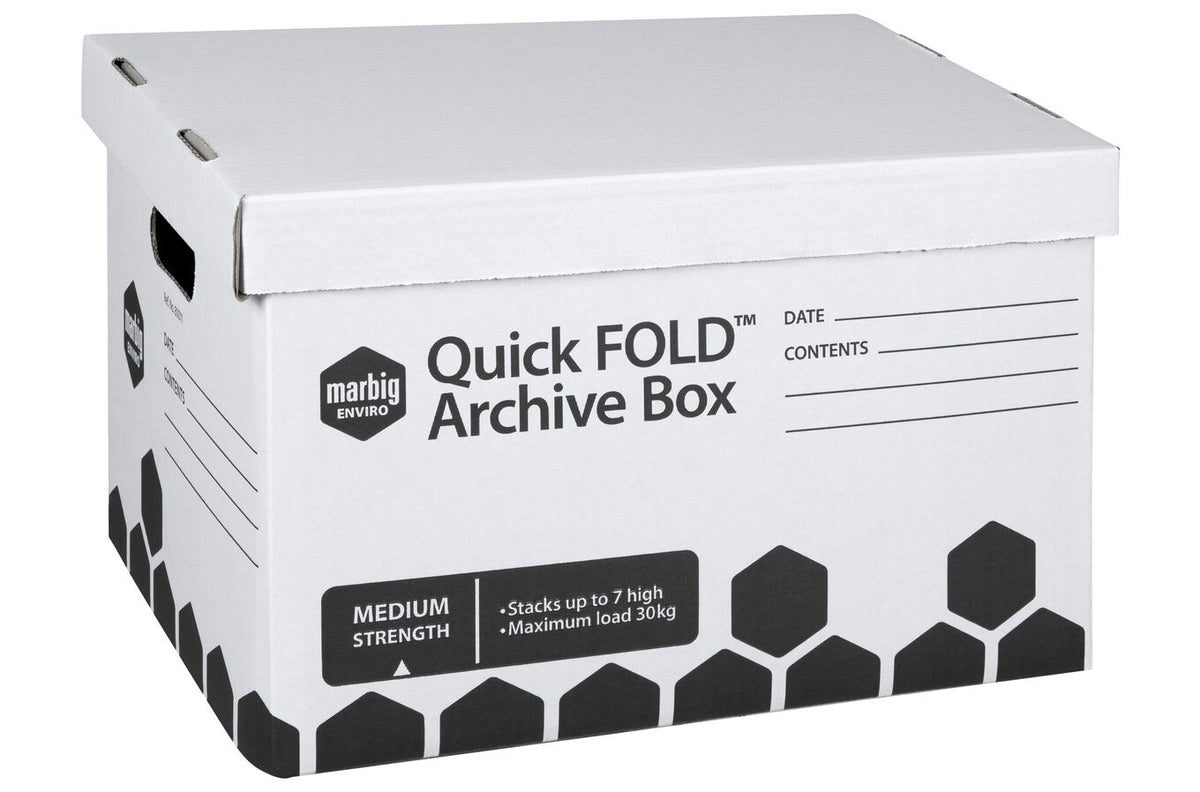 Marbig Archive Box Quickfold Retail (Pack of 10) - view 2