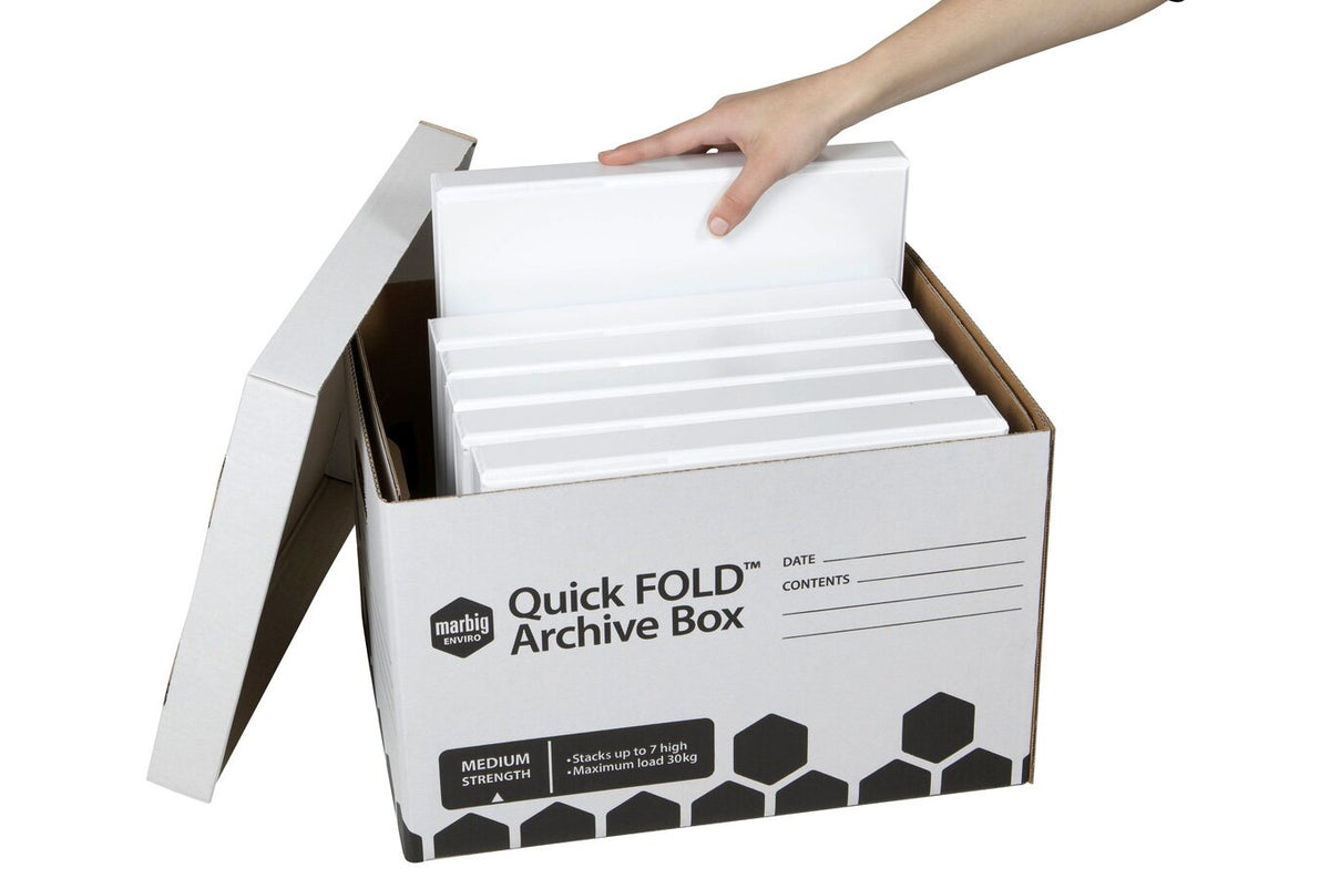 Marbig Archive Box Quickfold Retail (Pack of 10) - view 4