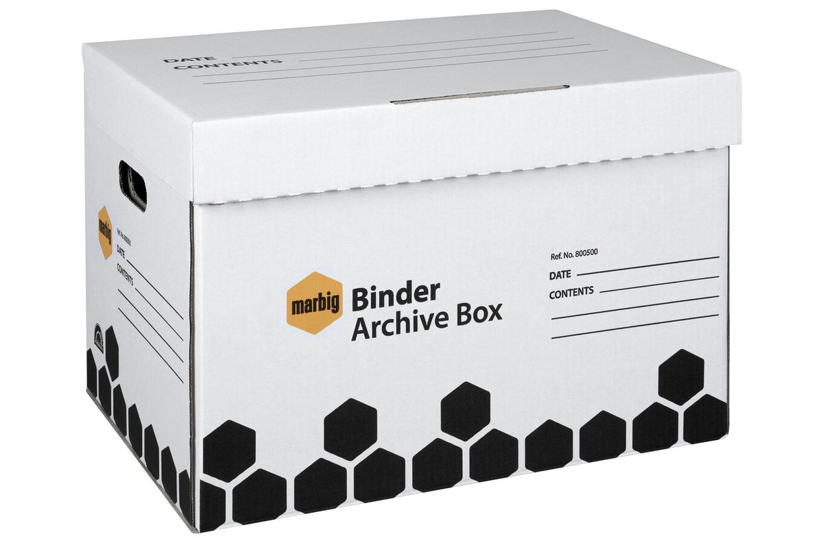 Marbig Archive Box Binder Retail (Pack of 5) - view 2