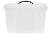 Crystalfile Carry Case Clear Lid/Clear Base (Pack of 6)