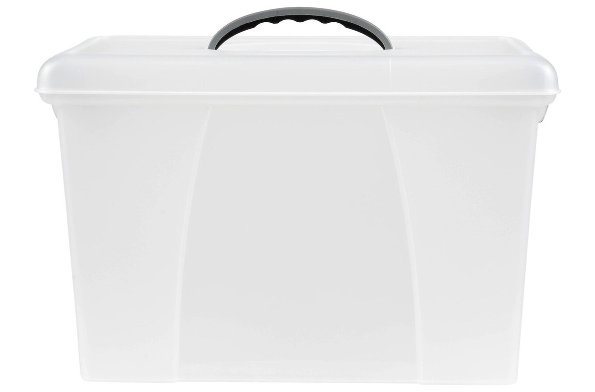 Crystalfile Carry Case Clear Lid/Clear Base (Pack of 6)