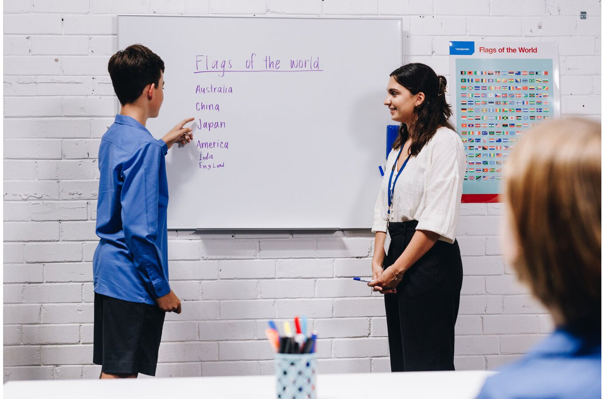 Quartet Slimline Magnetic Whiteboard Porcelain 1200 x 900mm - view 4