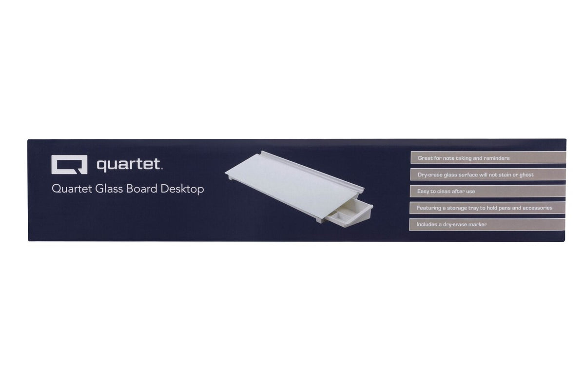 Quartet Glass Board Desktop 150 x 460mm - view 3