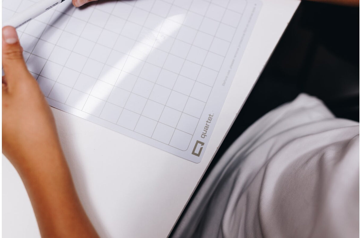 Quartet Flex Whiteboard Double-sided Plain/Grid (Pack of 30) - view 3
