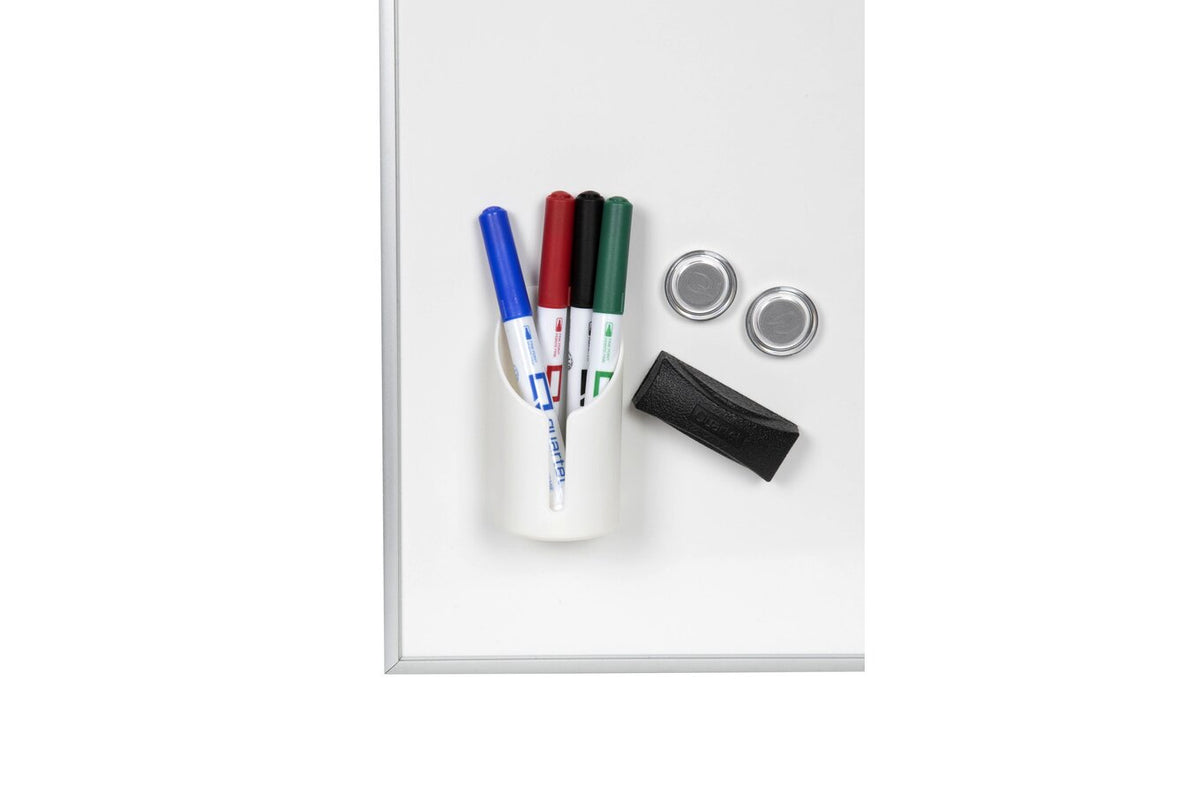 Quartet Accessory Cup Includes Markers & Eraser Magnetic (Pack of 6) - view 2
