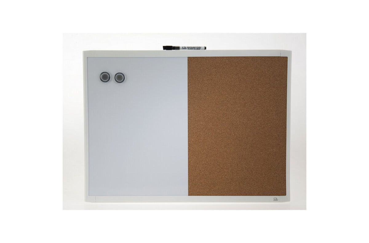 Quartet Basics Combo Board White Frame 430 x 580mm (Pack of 4)