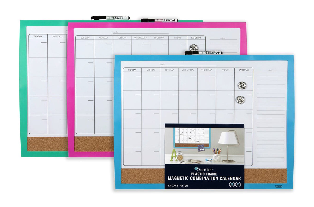 Quartet Planner Board 450 x 600mm (Pack of 6) - view 2