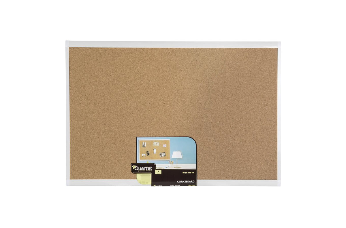 Quartet Basics Corkboard White Frame 600 x 900mm (Pack of 4)