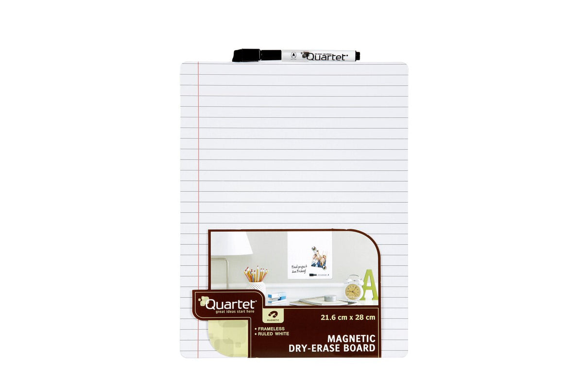 Quartet Whiteboard Tile White Ruled (Pack of 6)