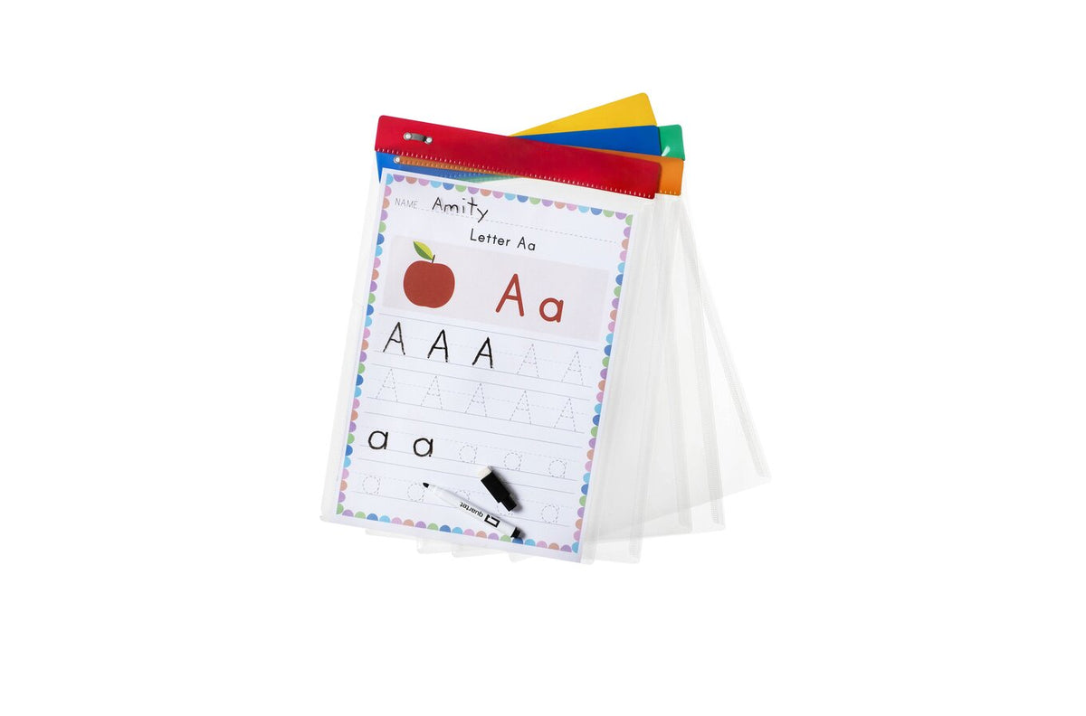 Quartet Flex Dry Erase Pocket Sleeve A4 (Pack of 10)