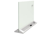 Quartet Glass Board Desktop Panel Magnetic D/Erase 430 x 584mm