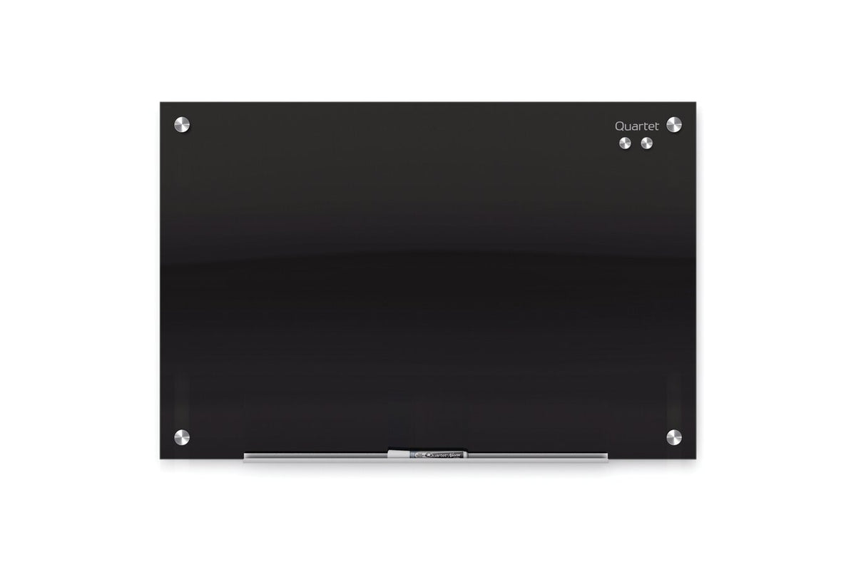 Quartet Infinity Glass Board 450 x 600mm Black