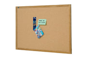 Quartet Corkboard Oak Frame 600 x 900mm