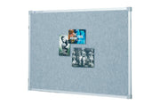 Quartet Bulletin Board Fabric 900 x 1200mm Silver