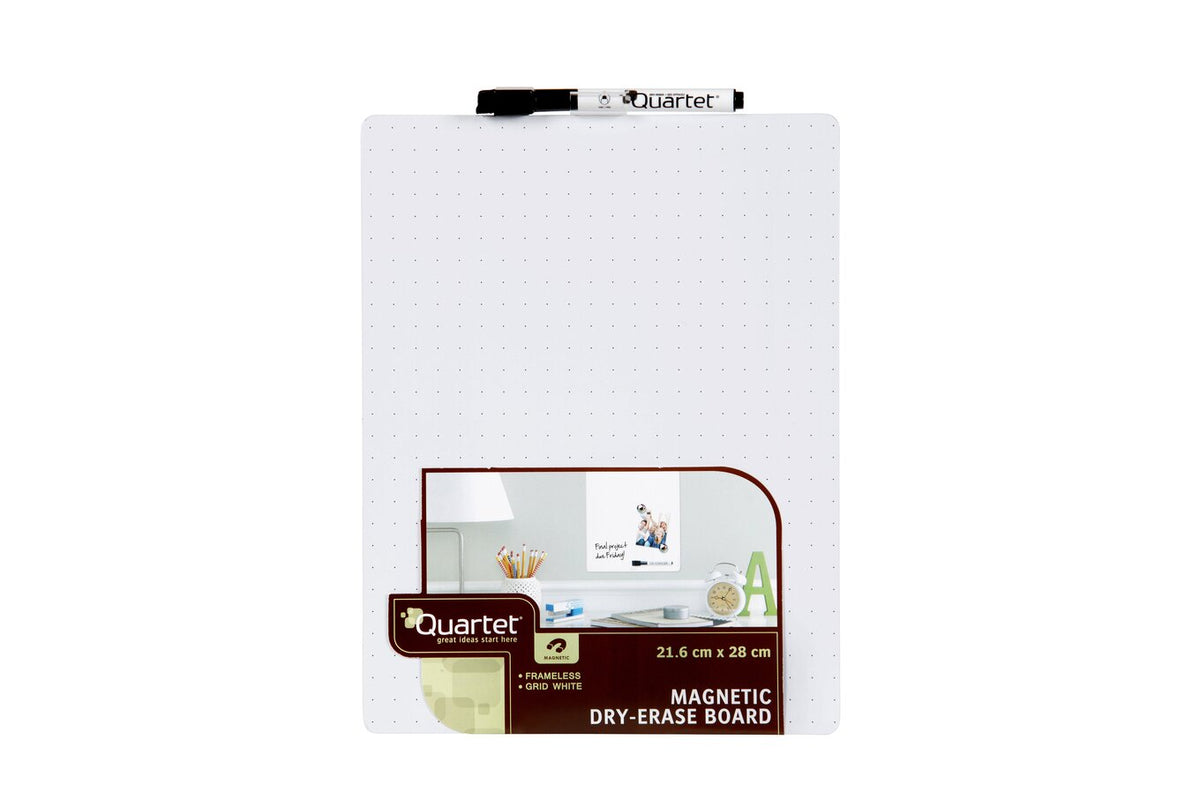 Quartet Whiteboard Tile White Grid (Pack of 6)