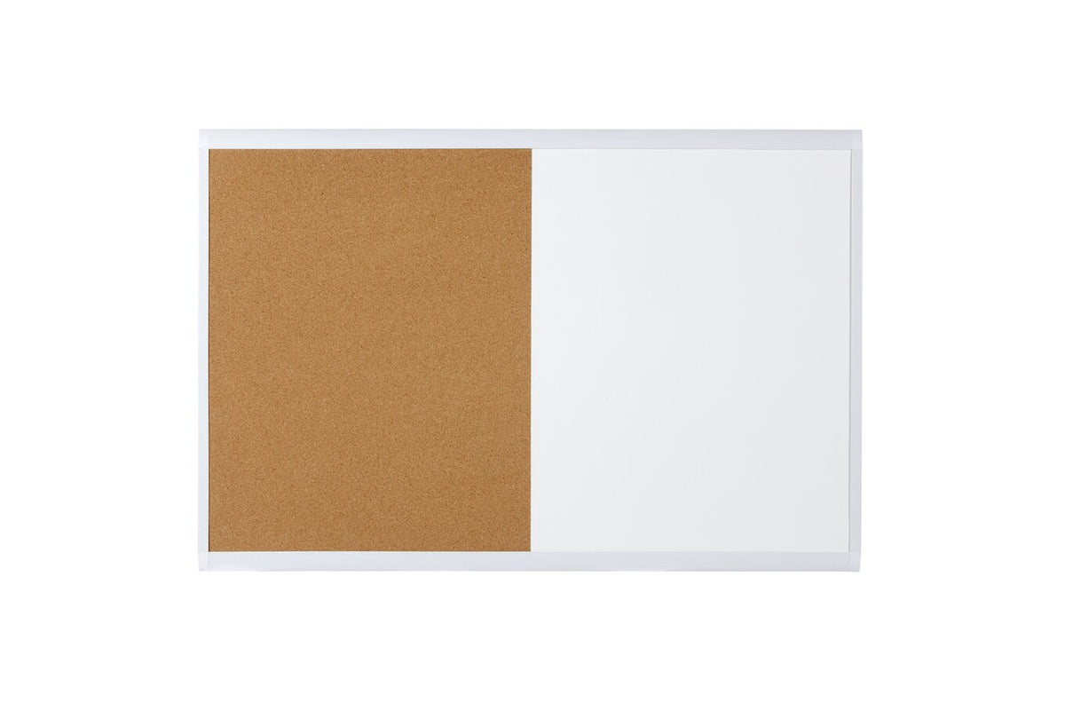 Quartet Basics Combo Board White Frame 600 x 900mm (Pack of 4)