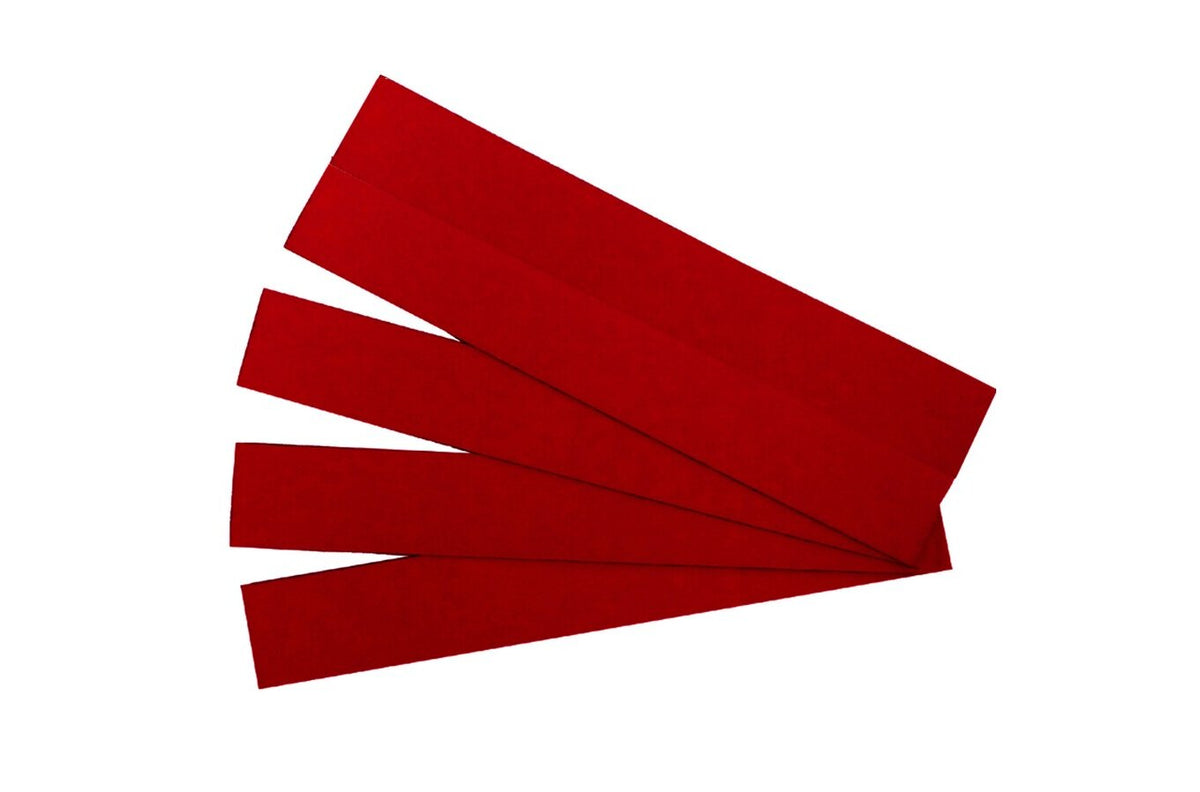 Quartet Magnet Strips 22 x 150mm Red (Pack of 25)