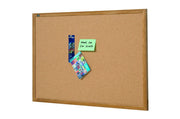 Quartet Corkboard Oak Frame 1200 x 1800mm