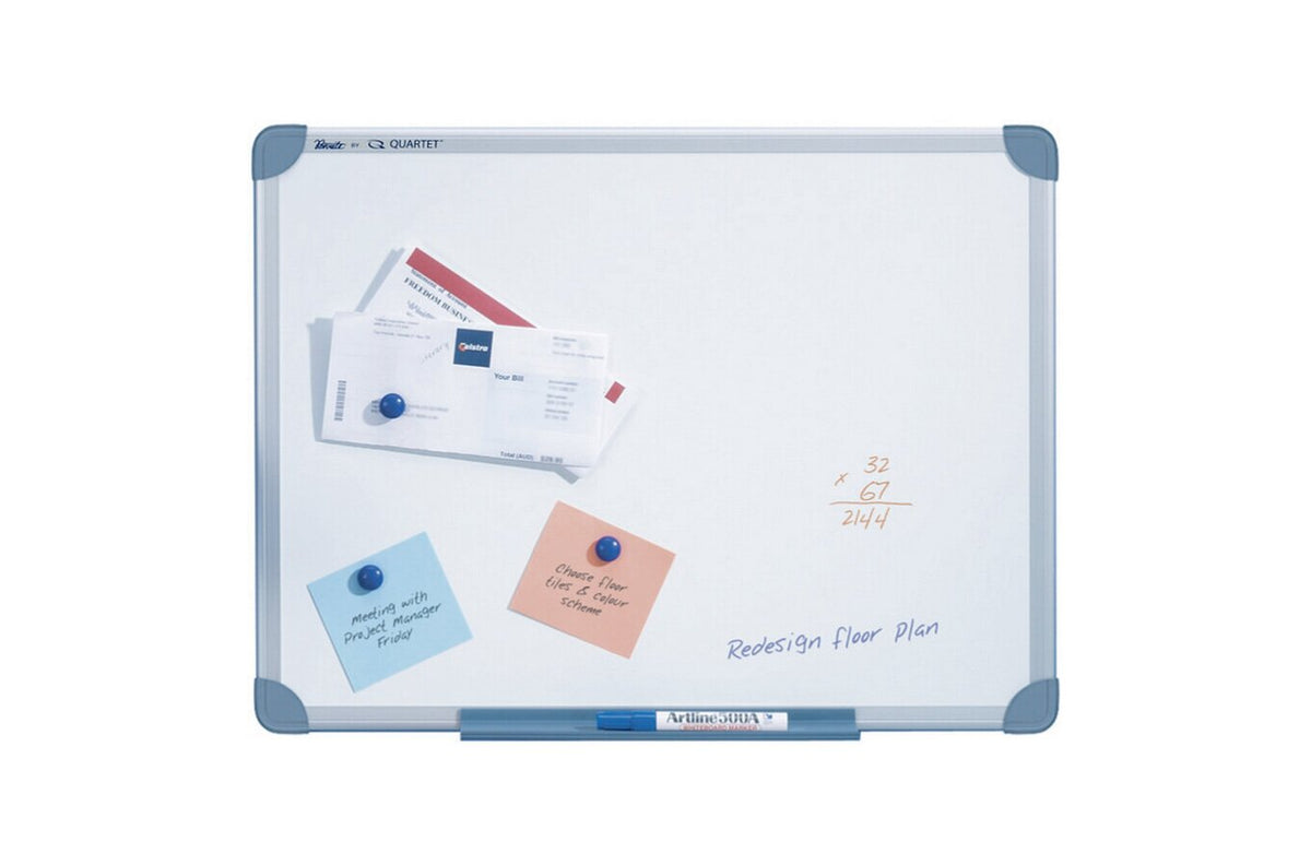 Quartet Whiteboard Commercial Magnetic 450 x 600mm (Pack of 4)